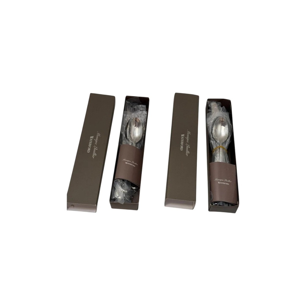 Monique Lhuillier Stardust Waterford Flatware Lot 2 5pc Stardust Stainless New